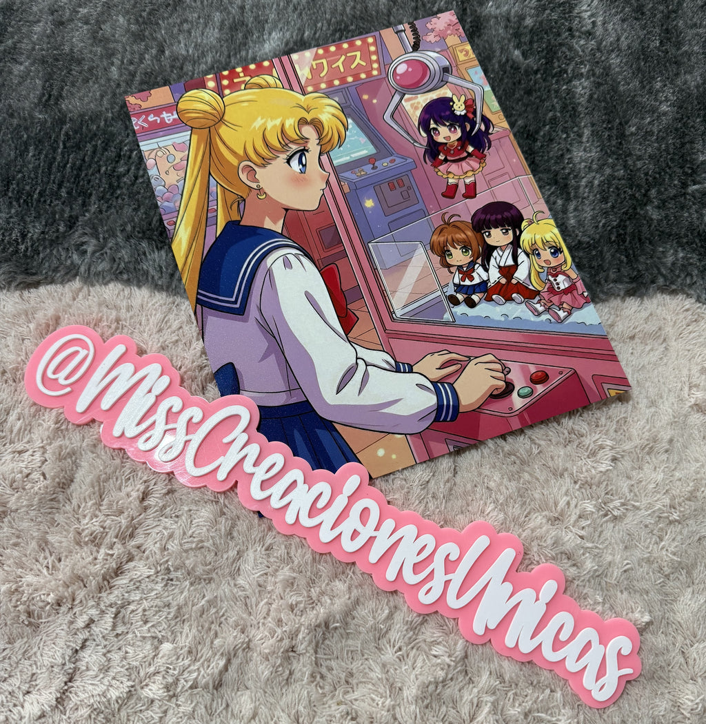 Lamina Sailor Moon , maquina grua