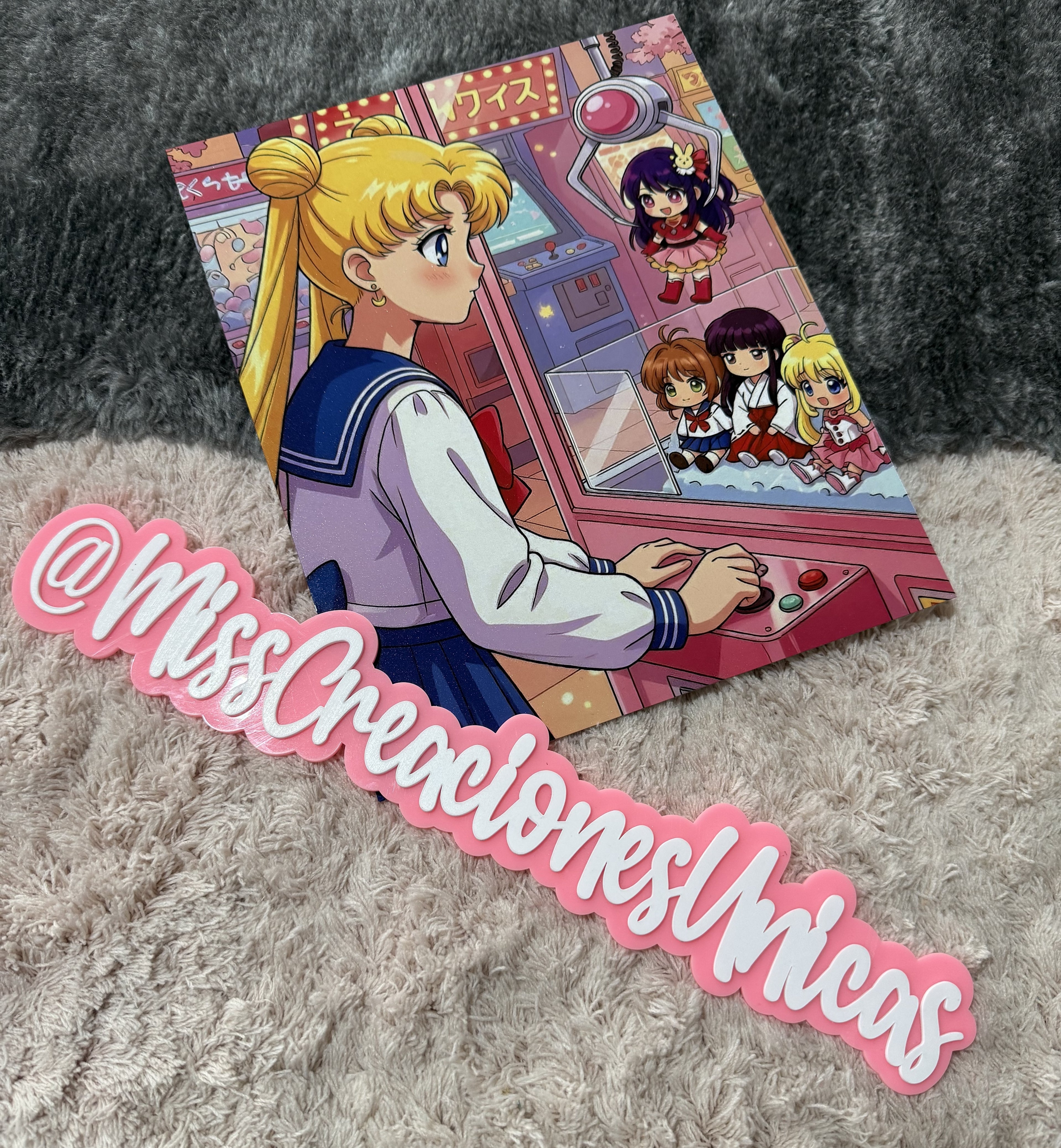 Lamina Sailor Moon , maquina grua