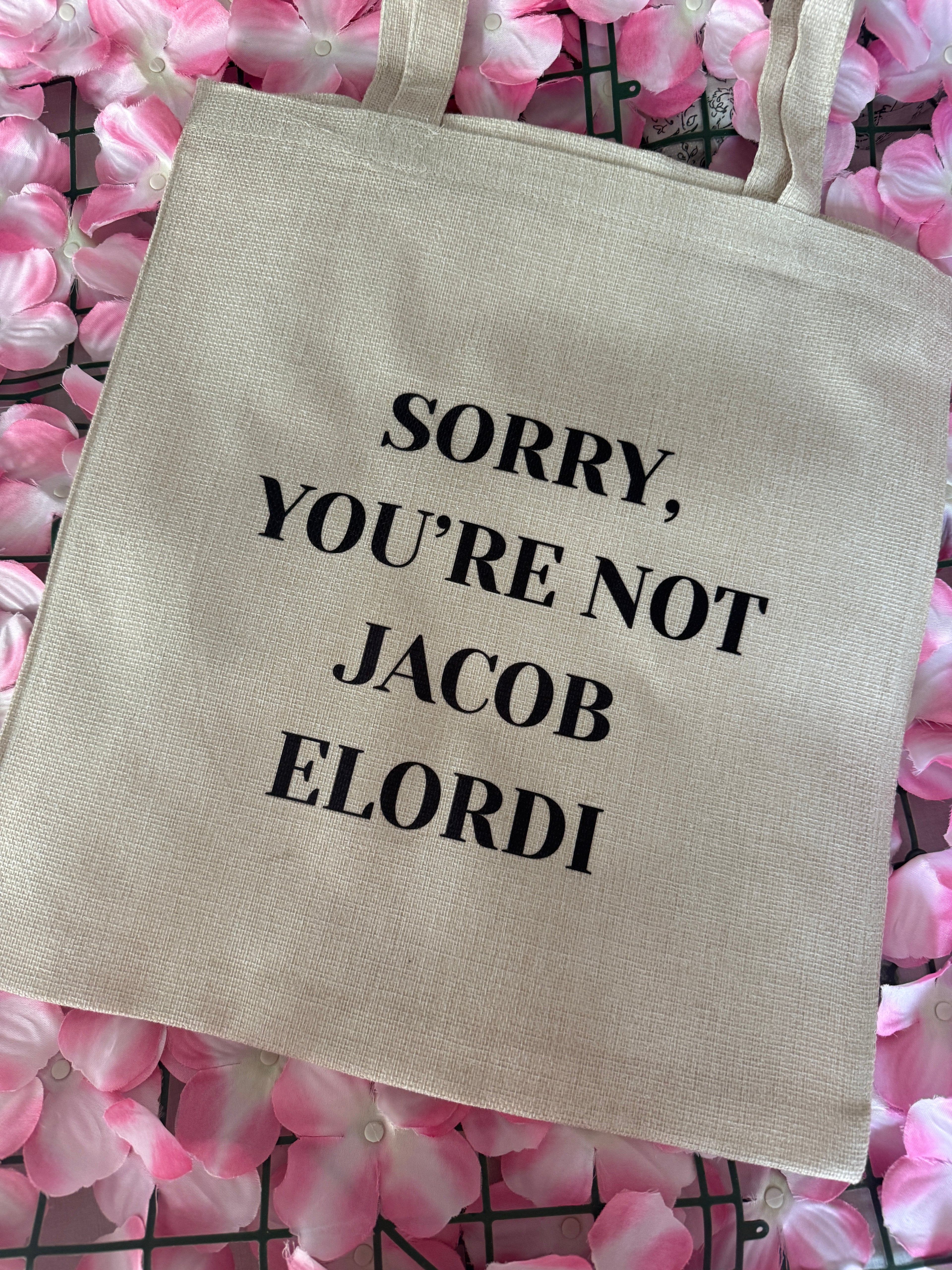 Tote bag Not Jacob Elordi