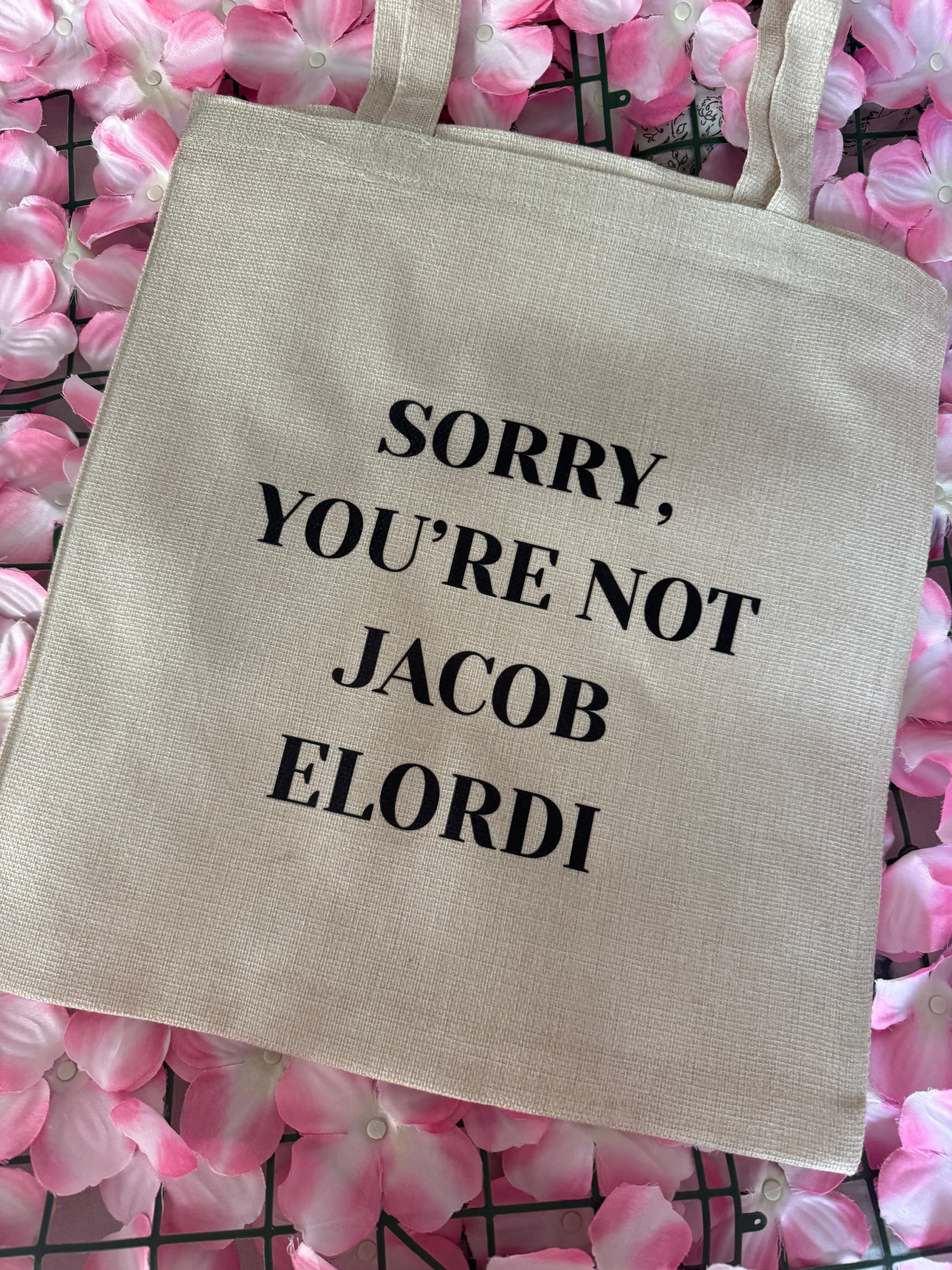 Tote bag Not Jacob Elordi